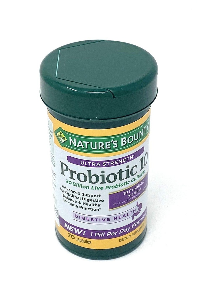 자연의 현상 Ultra Strength Probiotic 10, 70 캡슐