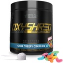 EHP Labs OxyShred 하드 코어 슈퍼 Dosed Pre 운동 분말 - L 글루타민과 Preworkout 분말 & Acetyl L 카르니틴, 에너지 부스트 음료 - Caffeine의 275mg - Sour Crawlies, 40 서빙