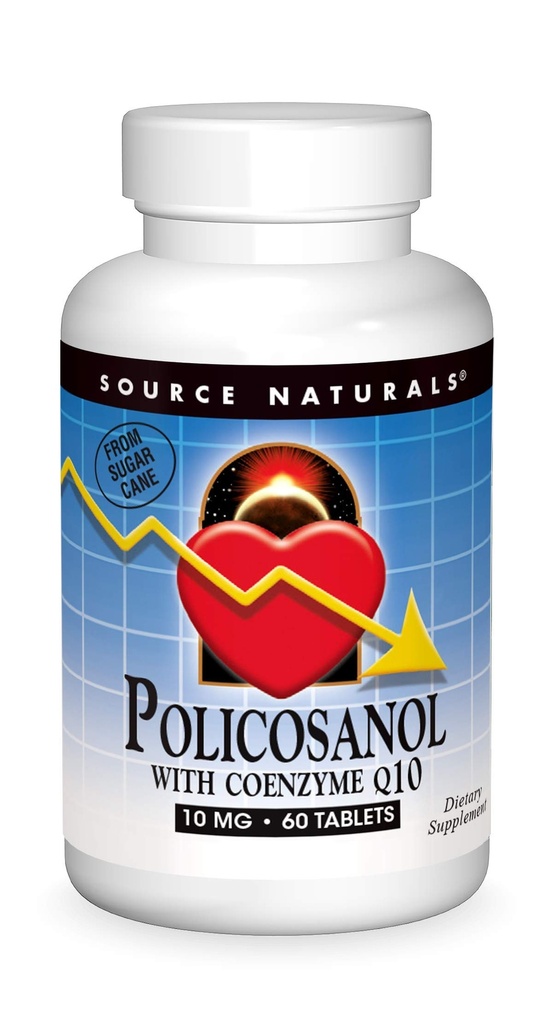 Coenzyme Q10 10 Mg 정제, 60 조사를 가진 근원 자연적인 Policosanol