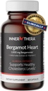 Bergamot 심장 -1000mg 인증 Citrus Bergamot - 추가 강도 폴리 페놀 - 심장 연구원 개발 및 임상 입증 - 높은 콜레스테롤 및 심장 건강을위한 Bergamot 보충