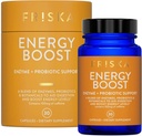 FRISKA 에너지 부스트 효소 및 Probiotics 보충, 남자와 여자, Gut 건강, 30 캡슐에 대한 더 나은 소화 및 에너지 촉진