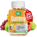 Kids Gummy Multivitamin - 전체 웰빙을위한 매일 필수 어린이 비타민과 미네랄을 완료, 90 구미. 과일 맛, 인공 설탕 없음, 낙농장 및 글루텐 무료