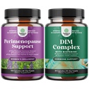Maca Root Vitex Berry & Black Cohosh 및 Bioperine을 가진 순수한 DIM 보충교재를 가진 여자를 위한 완전한 Perimenopause 보충교재의 뭉치 - Broccoli Florets를 가진 Diindolylmethane 테스토스테론 Complex