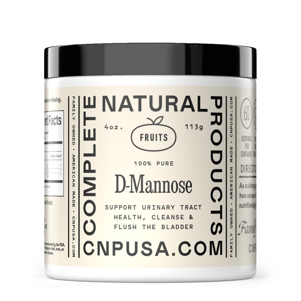 순수한 D-Mannose 분말 보충교재 - D-Mannose 4oz (113g) UTI, 자연적인 방광을 위한 60의 서빙, & Urinary Tract 건강