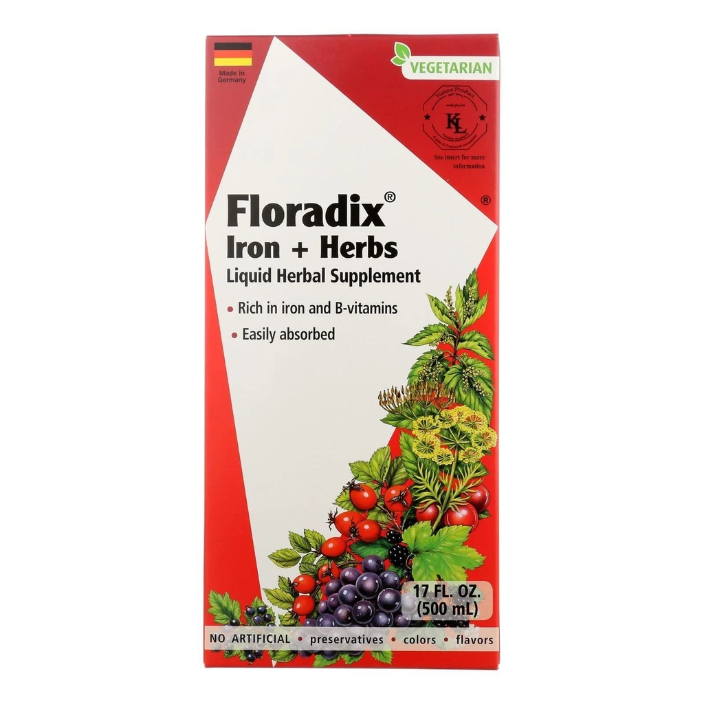 FLORADIX 철 및 허브, 17 FZ