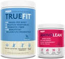 RSP NUTRITION AminoLean Pre 운동 에너지 (Fruit Punch 30 서빙) TrueFit Protein Powder (Vanilla 2 LB)