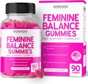 여성 Gummies & PMS Gummies (90 카운트) - 여성을위한 자연 Feminine 균형 - 크림, 블로팅, 무드 스윙, 핫 플래시 - Cranberry, Dong Quai & Chasteberry로 공식화