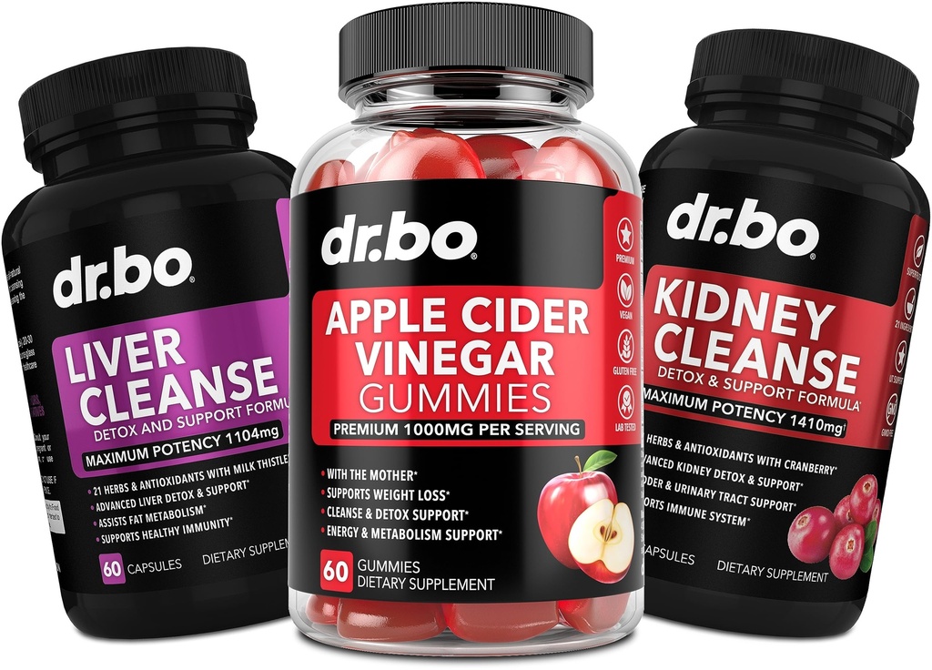 ACV Gummies & Liver Kidney Cleanse - 1000MG Apple Cider Vinegar Gummies & Liver Cleanse Kidney Detox 캡슐 Digestion, Gut Health, Cleansing, Detox, Flushing & Metabolism