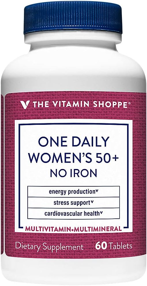 비타민 Shoppe No Iron, Multi-Mineral Supplement, Supports Energy Production, 지원 심혈관, 비전 및 면역 건강 (60 정제)