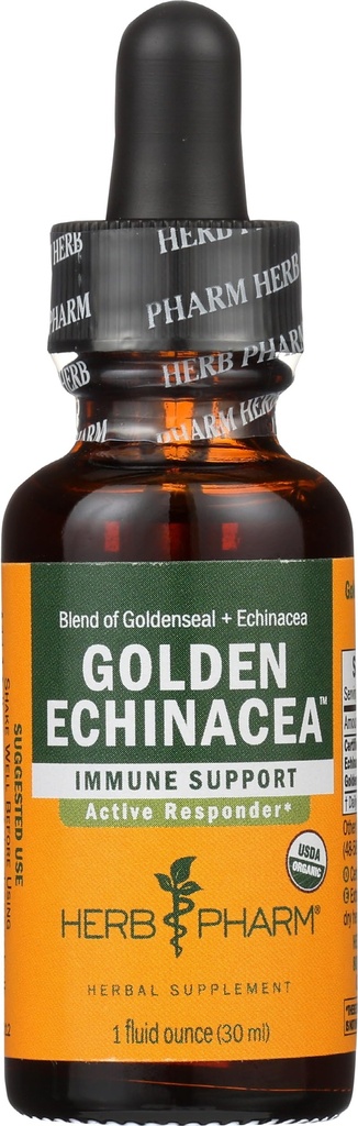 허브 Pharm 유기 황금 Echinacea, 1 Fz