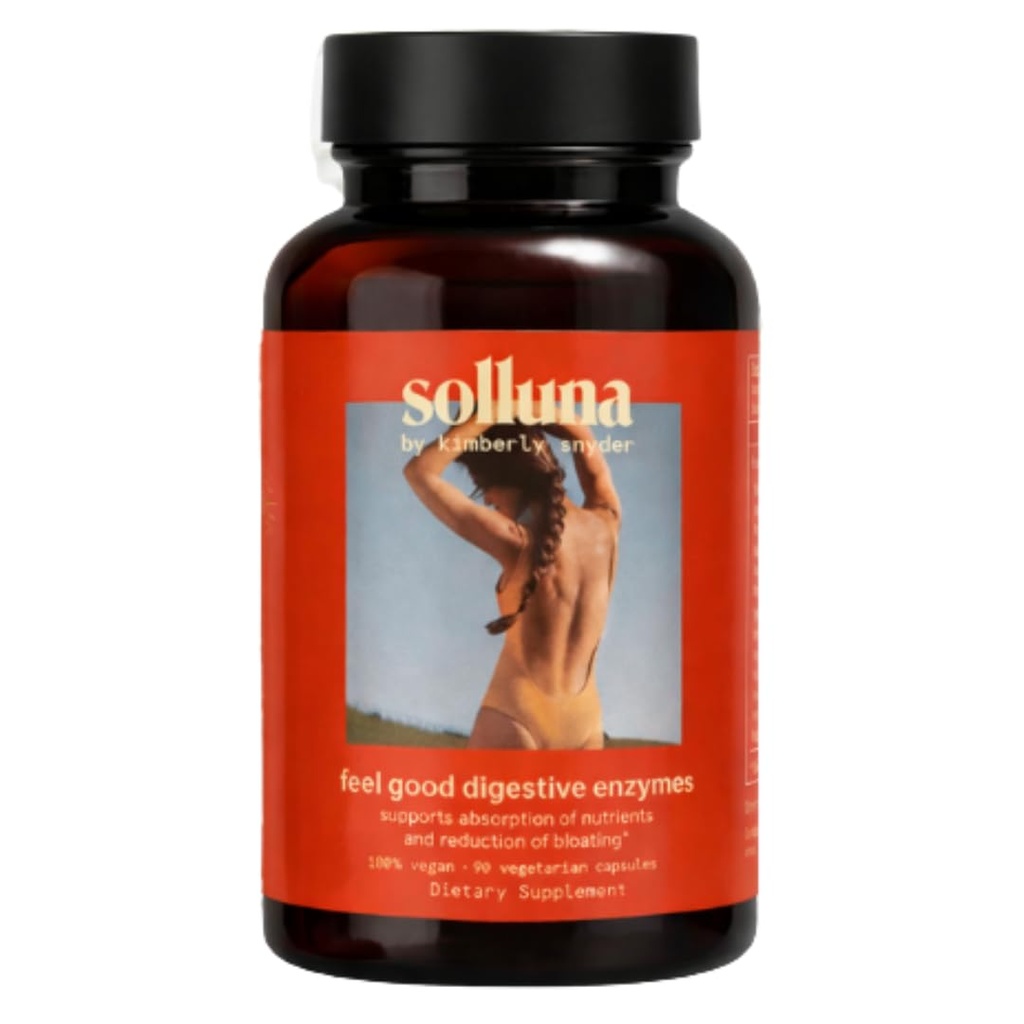 Kimberly Snyder Digestive Enzymes Lipase, Amylase, Protease, Alpha-Galactosidase, Digestive Health, Nutrient Absorption, Stomach Pain, Gas & Bloating (90CT) Vegan & Non-GMO에 대한 셀룰러