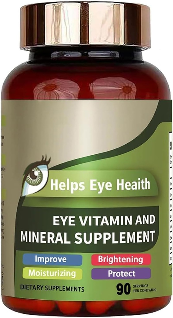 Lutein, Zeaxanthin, 지원 눈 스트레인, 비타민 C & E, Vegan 아이 비타민을 가진 성인을 위한 시각 건강