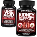 Kidney Support Cleanse Detox & Repair - 함께 - 우릭산 지원 - Gallbladder, 여성을위한 Urinary Tract & Kidney 지원
