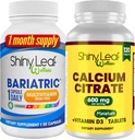비타민 D3, Easy Swallow Caplets, Unflavored - 1 달 공급을 가진 여성과 남성 플러스 칼슘 구연산염을 위한 Bariatric Multivitamin 철 자유로운