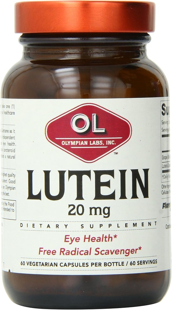 Olympian Lab Lutein 천연 Carotenoid 캡슐, 60 개
