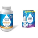 TheraTears 1200mg Omega 3는 눈 영양, 유기 Flaxseed Triglyceride 물고기 기름 및 비타민 E, 180 조사 & 건조한 눈 치료 기름을 바르는 건조한 눈, 1개의 fl oz 병 쌍둥이 팩을 위한 눈 하락을 기름을 바르는 건조한 눈 치료