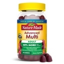 Nature Made Advanced Multivitamin Gummies for Adults, Women's and Men's Multivitamin Gummies with Magnesium Citrate, 칼슘 및 B 비타민, 일일 지원, 90 Gummies, 30 일 공급