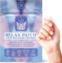 Laki Naturals Relax Patch (Pack of 8) | 스트레스와 걱정을위한 천연 식물 기반 성분 | 더 나은 수면을위한 Calming Formula