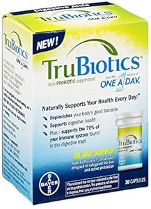 TruBiotics Daily Probiotics, 30 캡슐 - 글루텐 무료, Soy Free Digestive + Immune Health Support Supplement for Men and Women (패키지 6)
