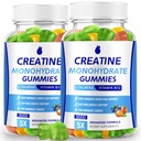 여성을 위한 크레아틴 Monohydrate Gummies 5000mg 크레아틴 & 남자 2 팩, Boost 초점, 근육 힘, 5g 크레아틴 Monohydrate를 위한 크레아틴 Monohydrate, 설탕 자유로운, 채식주의자