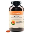 NatureWise CLA 1250 - 여성과 남성을 위한 Conjugated Linoleic 산 보충교재, 자극하지 않으며, 건강한 무게, 적당 목표 - 비 GMO, 글루텐 자유로운 - 180 Softgels [2-달 공급]를 지원합니다