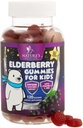 어린이 면역 지원 Elderberry Gummies - 매일 어린이 비타민 C, 아연 및 어린이 면역 지원 거미 - 자연의 Sambucus Elderberry 보충, Vegan, 글루텐 - 무료, 맛있는 베리 맛 - 120 Gummies