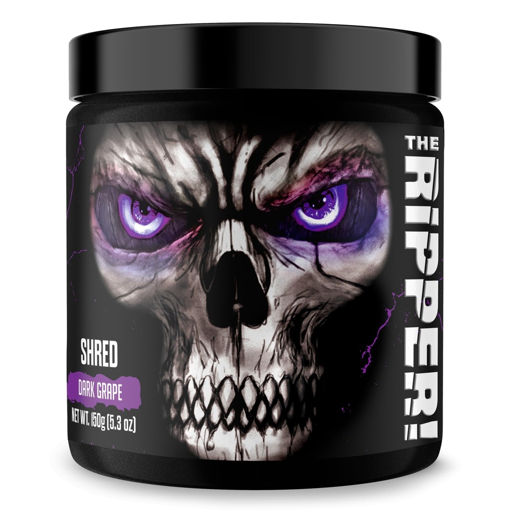 JNX 스포츠 리퍼! 남성 및 여성을위한 지방 버너 사전 운동 – Thermogenic 지방 연소 분말 & 식욕 억제제, Boost Energy & Endurance – Dark Grape, 30 서빙