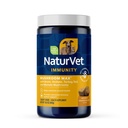 NaturVet Mushroom Max Advanced Immune Support Dog Supplement - 도덕성, 개를위한 전반적인 건강 - Shitake Mushrooms, Reishi, Turkey Tail - 120 Ct를 포함합니다.