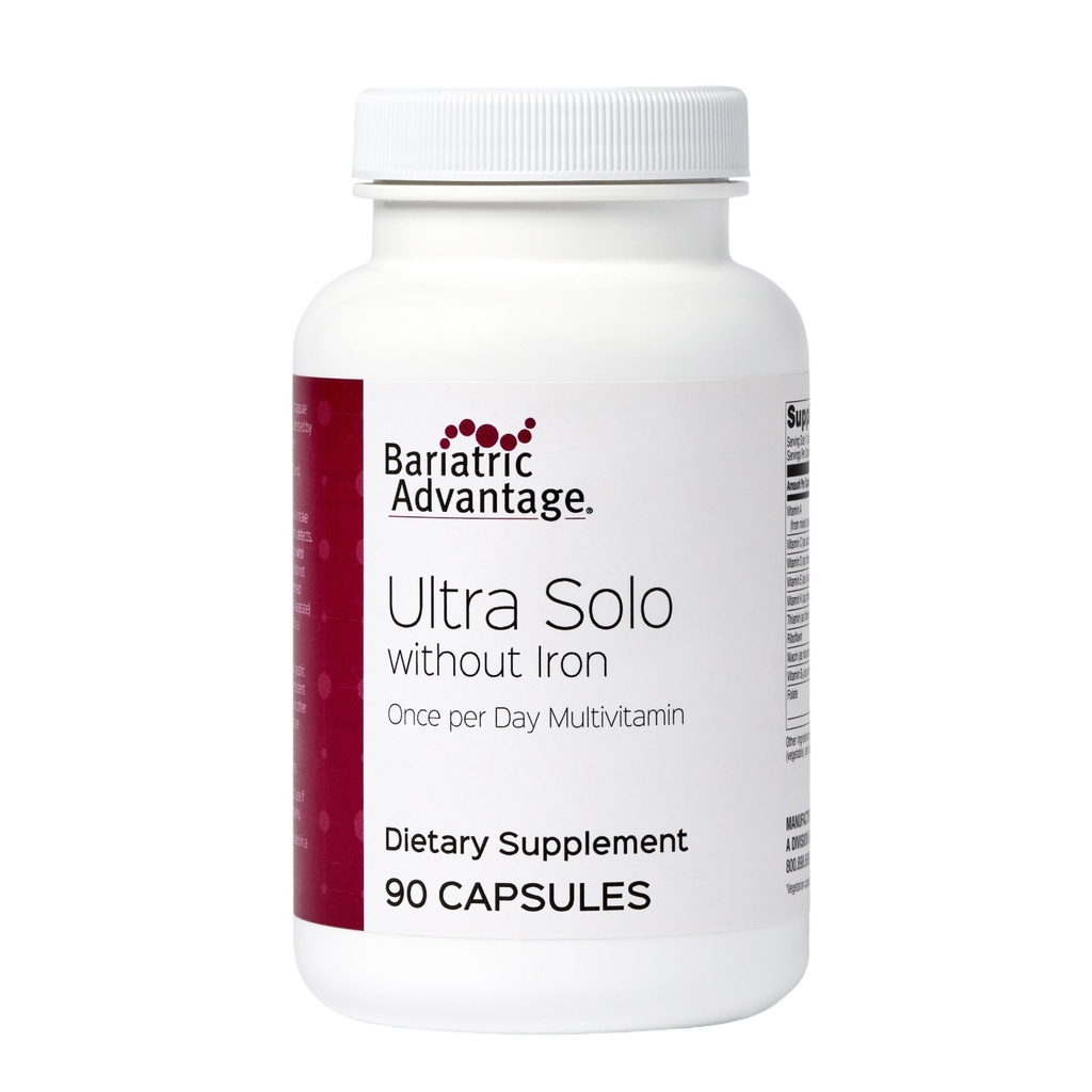 철없이 Bariatric Advantage Ultra Solo - 한 번에 1 일 매일 Multivitamin - Bariatric 환자 - Thiamin, 비타민 A 및 기타 - 글루텐 무료 - 90 캡슐