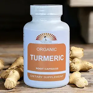 유기 심황 분말 및 Peppercorn 60 캡슐 500mg 각 (Tumeric - Curcuma Longa)
