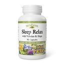 Herbal Factors Sleep Relax Formula by Natural Factors, Valerian Root, Passion Flower 및 Skullcap, Non-GMO, 90 캡슐 (90 인분)