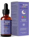 TruHeight Kids Sleep Tincture Ages 2+ (수박 맛) - 아기, 유아 및 어린이 자연 수면 보조 - 아기, 유아, 아동 멜라토닌 2 세 이상 - 비타민 B6, 리보플라빈, 아연, 구리, 레몬 발름