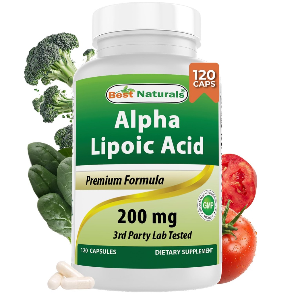 제일 자연적인 알파 Lipoic 산 200 Mg 120의 캡슐