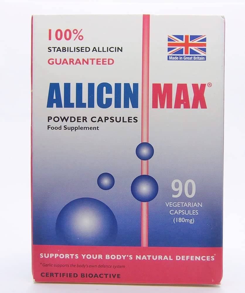 Allicin 최대 100% 순수한 Allicin 90vcaps (2 팩)