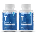 Essential Elements T-Hero - 남성을위한 일일 테스토스테론 지원 - Vitality & Drive - Ashwagandha, Shilajit, Boron, DIM - 60 카운트 - 30 서빙 (2 팩)