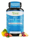 남자를 위한 성격 1 매일 Multivitamin에 의하여 순수한, 비 GMO 성분, 에너지를 위한 비타민 & 무기물, 60의 Veggie 캡슐을 가진 면역 지원 보충교재