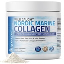 Bronson Marine Collagen Peptides Hydrolyzed Protein Powder 100 % Wild Caught Nordic Cod Verified Sustainable Source for Joint Skin Hair Nails & Bones 150g (5.29oz)