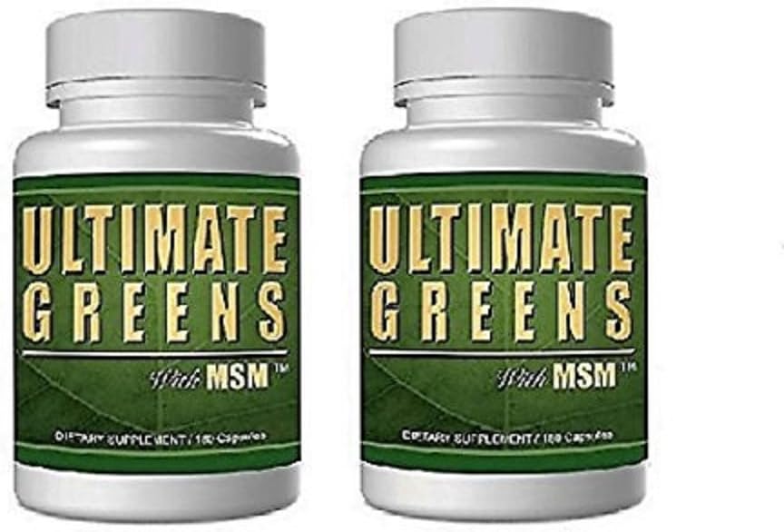 매일 건강, MSM 360 캡슐을 가진 궁극적인 녹색, 1925mg Vegan 친절한 전체적인 음식 Superfood 보충교재 비 GMO 글루텐 자유로운 알칼리화 영양소 2 달 공급