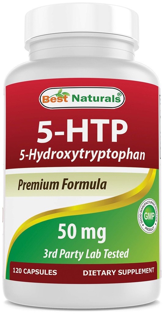 제일 자연적인 5-HTP 50 mg 120의 캡슐, 5 HTP 캡슐은 Relaxation & restful 잠을 지원합니다