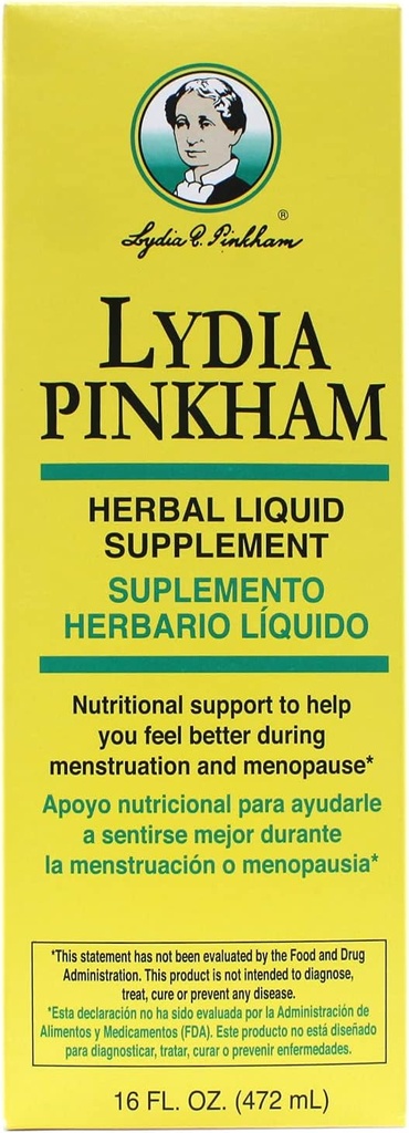 Lydia Pinkham 초본 액체 보충교재 16 oz (10의 포장)