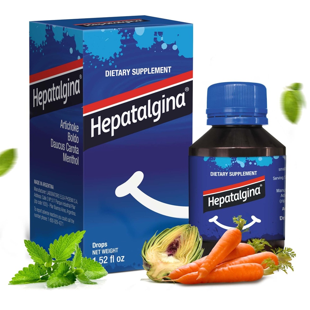 Liver Support Digestive Protector - Liver Cleanse Detox & Repair 용 Artichoke Extract와 액체 초본 보충 - Mint, Boldo & Carrot - 45 ml의 Liver Detox Cleanse Drops