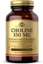 Solgar Choline 350 mg - 100 식물성 캡슐 - 비 GMO, Vegan, Kosher - 100 서빙