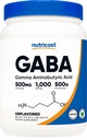 Nutricost 순수한 GABA 500G 분말 (Gamma Aminobutyric 산) (500 그램/1.1 파운드)