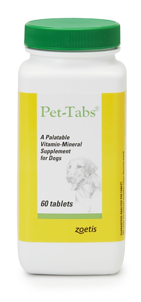 애완 동물-Tabs Multivitamin와 개를 위한 무기물 보충교재, Chewable 정제, 60의 조사 병