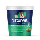 NaturVet - 소화 효소 - Plus Probiotics & Prebiotics - 지원 다이어트 변화 및 건강한 소화 Tract - 개 (Soft Chews, 70 카운트)