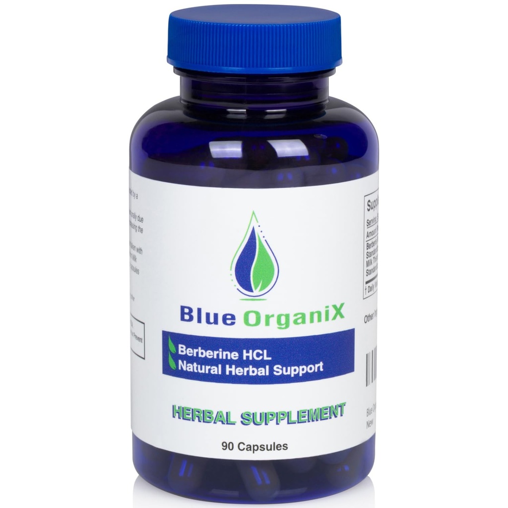 우유 이틀을 가진 Berberine 500mg 공식 HCL 더 나은 흡수를 위한 Silymarin를 가진 복잡한 보충교재, 90 채식 캡슐, 1개의 병, 전반적인 건강 지원
