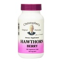 Christopher의 Original Formulas Hawthorn Berry 캡슐, 심장 및 심장 혈관 웰빙을위한 초본 보충, 100 캡슐