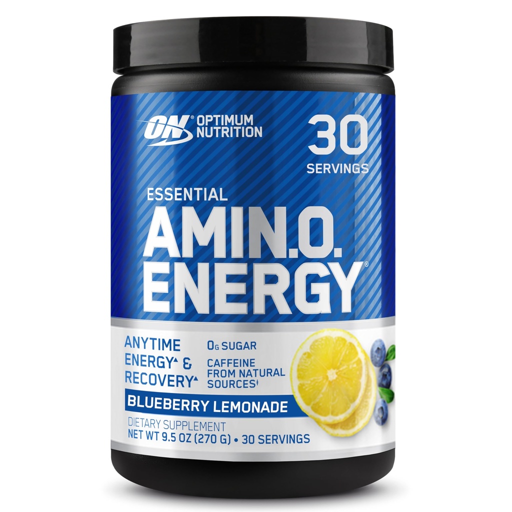 최적 영양 아미노산 에너지 - 녹차, BCAA, 아미노산, Keto 친절한, 녹색 커피 추출물, 에너지 분말을 가진 전 운동 - Blueberry Lemonade, 30의 서빙 (포장 May Vary)