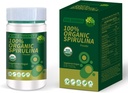 베타 카로틴 (비타민 A)과 B-12에 풍부한 100% 유기 Spirulina 분말 4.23oz/120g 부유한 B-12 자연적으로 Occurring GLA, VGA 비 GMO-Superfood 보충교재
