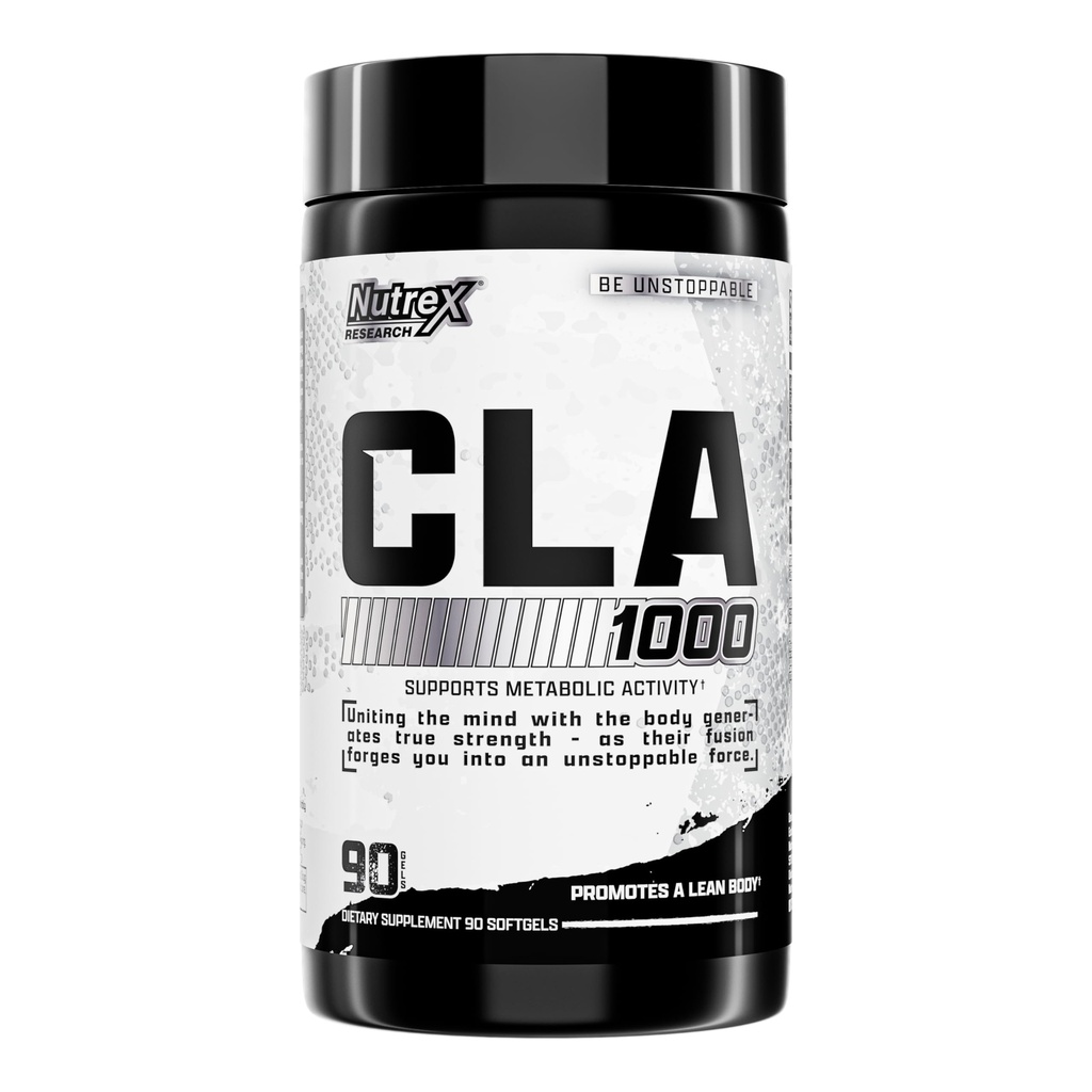 Nutrex CLA 90 소프트 젤 - 1000mg Conjugated Linoleic Acid Active Blend from Safflower Oil - Stimulant-Free Metabolism Booster Pills for Weight Loss